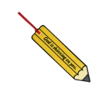 刺繡書籤-黃鉛筆BBK05