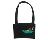 刺繡飲料提袋-大鱷魚BAG13